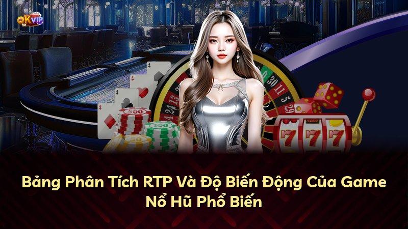 Bảng Phân Tích RTP Và Độ Biến Động Của Game Nổ Hũ Phổ Biến