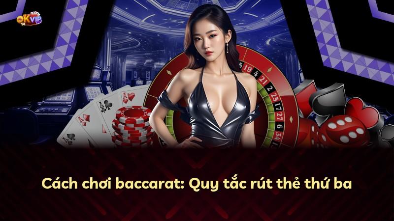 Cách chơi baccarat: Quy tắc rút thẻ thứ ba